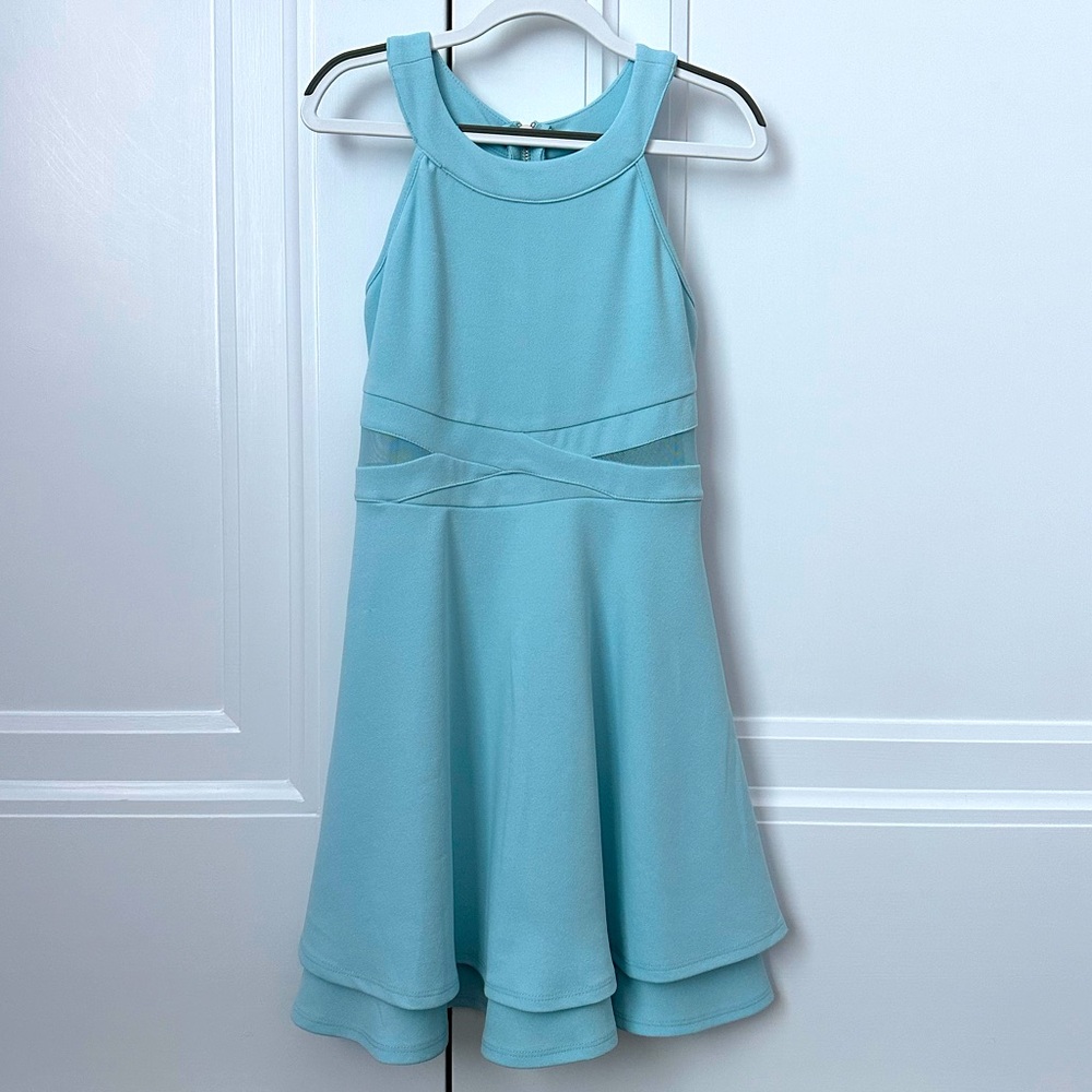 Emerald Sundae Light Blue Sleeveless Dress, Size 10